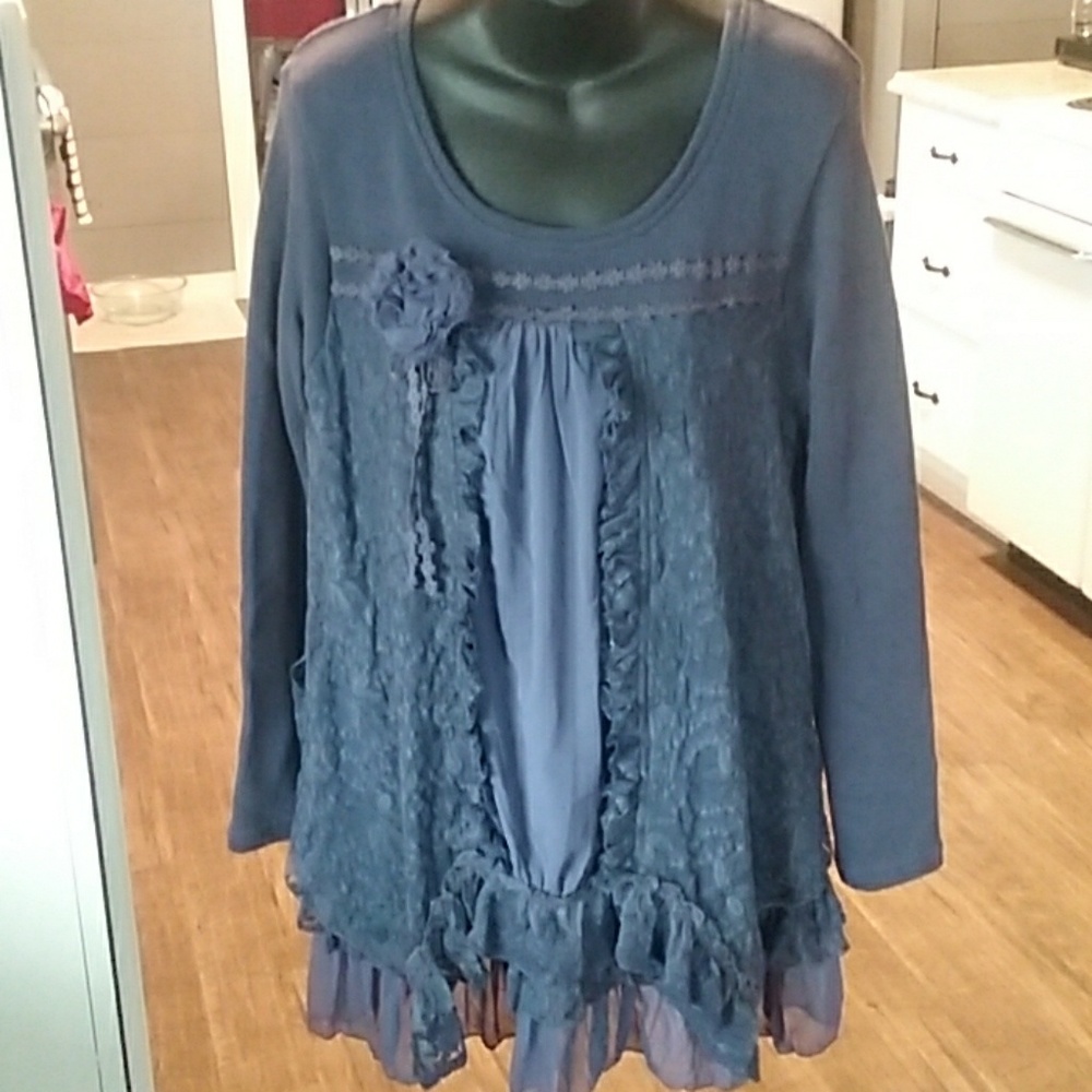 SACRED THREADS sweater tunic/dress size S